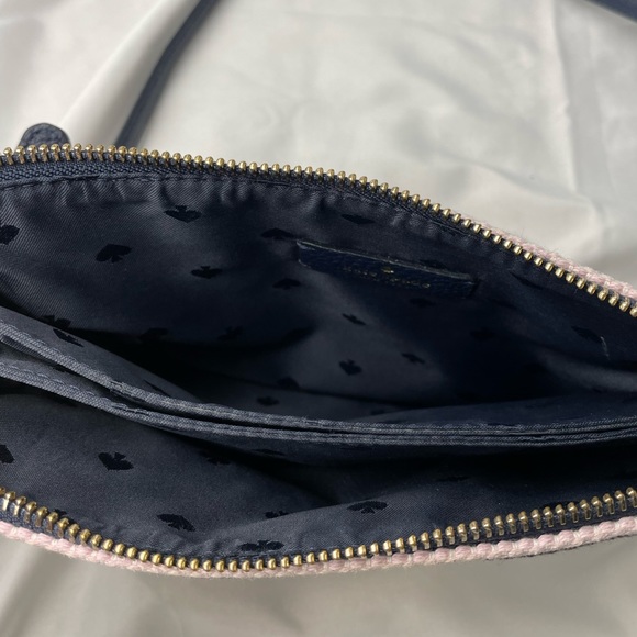 Kate Spade Jackson Boardwalk Stripe Triple Gusset Crossbody - Picture 4 of 5